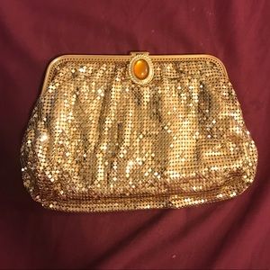 Vintage Gold Mesh Bag